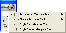 Photoshop Marquee Select Tools
