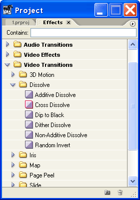 Add Transition Adobe Premiere Pro