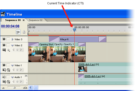 Current Time Indicator in the main timeline