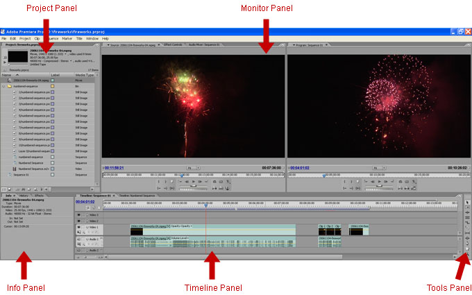 Adobe Premiere Default Workspace Layout