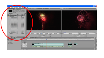 Project panel in the default Editing workspace