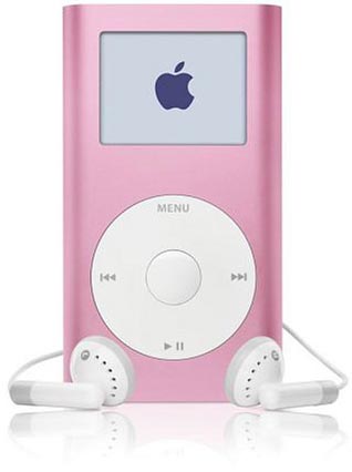 pink ipod minis