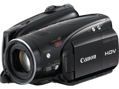 Canon Legria HV 40 HD video Camera