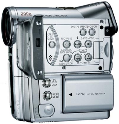 Canon Optura 500 - Controls