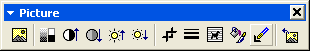 Picture toolbar