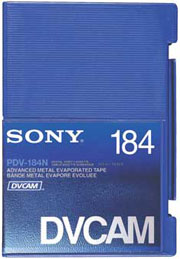 Sony DVCAM tape
