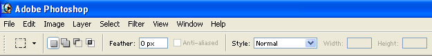 Photoshop Tool Options