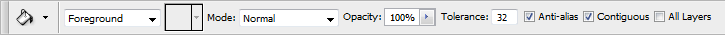 Photoshop Paint Bucket Options Photoshop Paint Bucket Tool Options