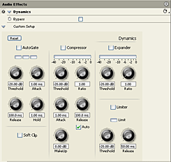 Dynamics Effect Controls