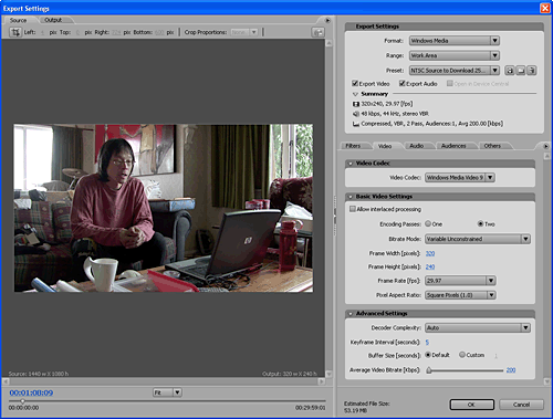 how to export in adobe premiere