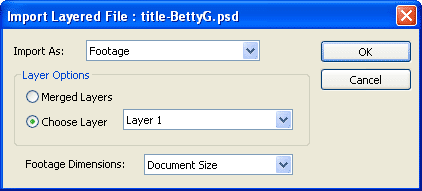 Import Layered File