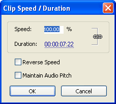 Clip speed and duration