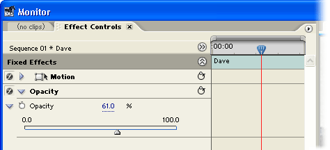 The Effects Controls Window