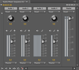 Audio Mixer Panel