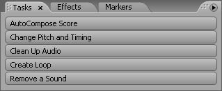 The Tasks Panel