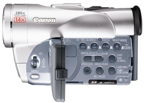 Canon Elura 60 - Left View