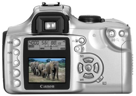 Canon EOS - Rear View