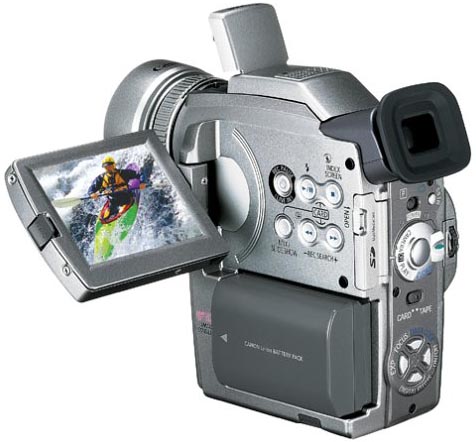 Canon Optura 200 MC - Rear View