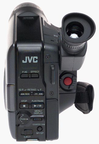 JVC GR-AX841 - Rear View