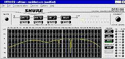 Shure DFR11-eq Sreenshot