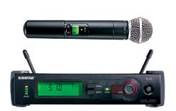 Shure SLX2 Wireless Transmitter with SM58 Microphone head