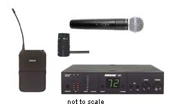 Shure UC124/85/beta58 wireless system