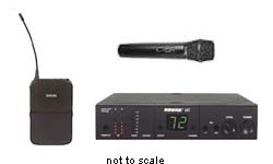 Shure UC24/sm87 wireless system