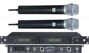 Shure U24D-beta87c wireless system