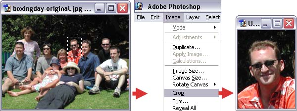 Crop an image file