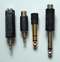 Selection of TRS plugs