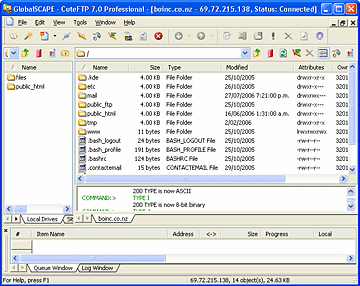 Cute FTP Screenshot